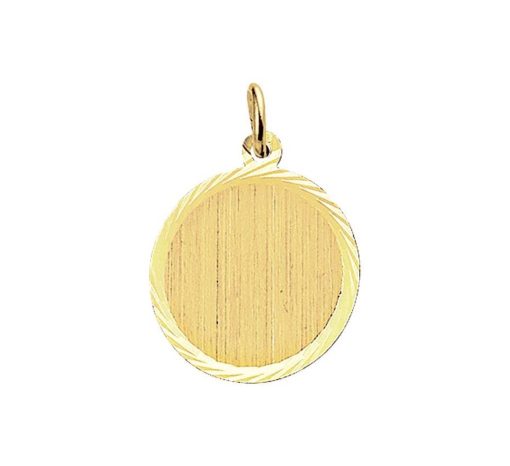 Kasius | 14K Geelgouden Graveerhanger gediamanteerd - 4018356 | Nu te koop bij 14Karaats.nl | 10001091-Pendants