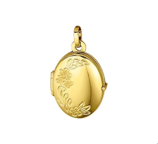 Kasius | Trendjuwelier huiscollectie 4005537 Gouden medaillon | Nu te koop bij 14Karaats.nl | 10001091-Pendants