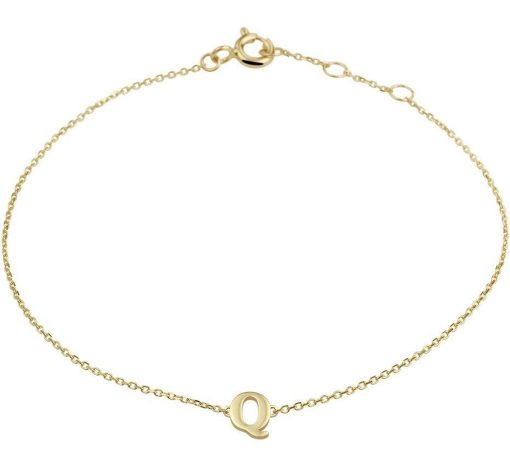 The Jewelry Collection | Geelgouden Armband letter X 16 4021362 | Nu te koop bij 14Karaats.nl | 10001091-Pendants