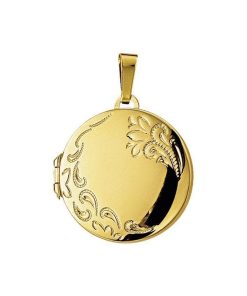 Kasius | Trendjuwelier huiscollectie 4012383 Gouden medaillon | Nu te koop bij 14Karaats.nl | 10001091-Pendants