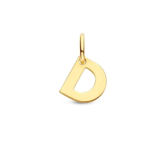 Its-Beautiful | Letter Hanger in massief 14 Karaat Goud | Nu te koop bij 14Karaats.nl | 10001091-Pendants