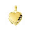 Kasius | Trendjuwelier huiscollectie 4005926 Gouden medaillon hart | Nu te koop bij 14Karaats.nl | 10001091-Pendants