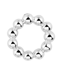 Its-Beautiful | Hanger Rond Bolletjes Zilver Gerhodineerd | Nu te koop bij 14Karaats.nl | 10001091-Pendants
