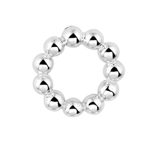 Its-Beautiful | Hanger Rond Bolletjes Zilver Gerhodineerd | Nu te koop bij 14Karaats.nl | 10001091-Pendants