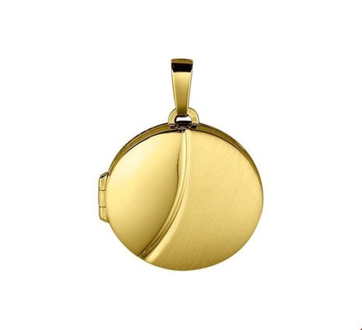 Kasius | Trendjuwelier huiscollectie 4015754 Gouden medaillon | Nu te koop bij 14Karaats.nl | 10001091-Pendants