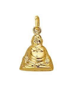 Its-Beautiful | Hanger Boeddha 14K Geelgoud | Nu te koop bij 14Karaats.nl | 10001091-Pendants