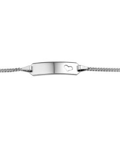 Yep! | Yep! Graveerarmband Hart Gourmet Plaat 5mm 11 - 13 cm - Goud | Nu te koop bij 14Karaats.nl | Armbanden