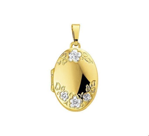 Kasius | Trendjuwelier huiscollectie 4005868 Gouden medaillon | Nu te koop bij 14Karaats.nl | 10001091-Pendants