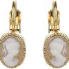 Camps & Camps | Camps & Camps kamee oorbel Goud-1D953CBL | Nu te koop bij 14Karaats.nl | 10001087-Earrings/Body-piercing Jewellery