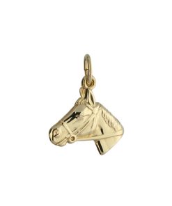 Lilly | Lilly 230.0487.00 Bedel Goud Paardenhoofd | Nu te koop bij 14Karaats.nl | 10001091-Pendants
