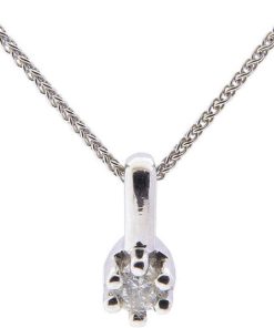 Christian | Christian wit gouden diamanten hanger | Nu te koop bij 14Karaats.nl | 10001091-Pendants