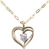 Christian | Gouden ketting met hart hanger | Nu te koop bij 14Karaats.nl | 10001091-Pendants