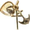 Christian | Geel gouden geluk hoop en liefde hanger | Nu te koop bij 14Karaats.nl | 10001091-Pendants