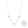 Soraro | Soraro Bloemen Armband & Ketting Set | Goldplated | Flower | Soraro Dames Armband | Soraro Dames Ketting | Elegante Set | Dames Armband & Ketting | Nu te koop bij 14Karaats.nl | 10001388-Jewellery Variety Packs