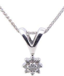 Christian | Wit gouden diamanten hanger | Nu te koop bij 14Karaats.nl | 10001091-Pendants