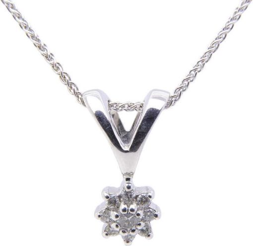 Christian | Wit gouden diamanten hanger | Nu te koop bij 14Karaats.nl | 10001091-Pendants