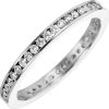 Hetty'S | Schitterende wit gouden eternity ring met zirconia's | Nu te koop bij 14Karaats.nl | 10001092-Rings
