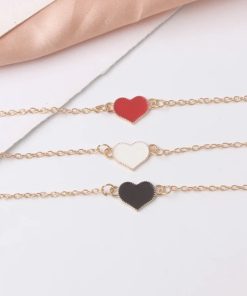 TvR-Wares | TVR-Wares® | Armbandenset Hartjes | Goud | Klemsluiting | 17cm+5cm Verstelbare maat | Nu te koop bij 14Karaats.nl | 10001388-Jewellery Variety Packs