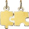 The Jewelry Collection | The Jewelry Collection Breekplaatjes Puzzel - Goud | Nu te koop bij 14Karaats.nl | 10001091-Pendants