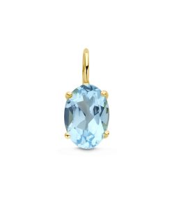 Its-Beautiful | hanger blauw topaas | Nu te koop bij 14Karaats.nl | 10001091-Pendants