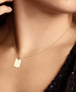 Glow | Glow 242.0051.16 Dames Hanger - Sieraad - 14 Karaat Goud - 11 mm breed - 16 mm lang | Nu te koop bij 14Karaats.nl | 10001091-Pendants