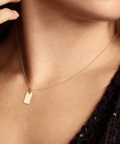 Glow | Glow 242.0046.14 Dames Hanger - Sieraad - 14 Karaat Goud - 7 mm breed - 14 mm lang | Nu te koop bij 14Karaats.nl | 10001091-Pendants