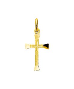 Its-Beautiful | Trendjuwelier huiscollectie 4005455 Gouden bedel kruis | Nu te koop bij 14Karaats.nl | 10001091-Pendants
