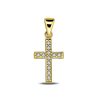 Zwartevalk | Juwelier Zwartevalk 14 karaat gouden kruis hanger - 14.255 | Nu te koop bij 14Karaats.nl | 10001091-Pendants