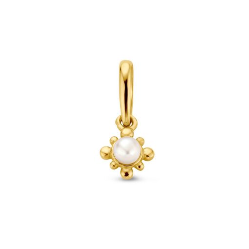 Its-Beautiful | hanger bloem parel | Nu te koop bij 14Karaats.nl | 10001091-Pendants