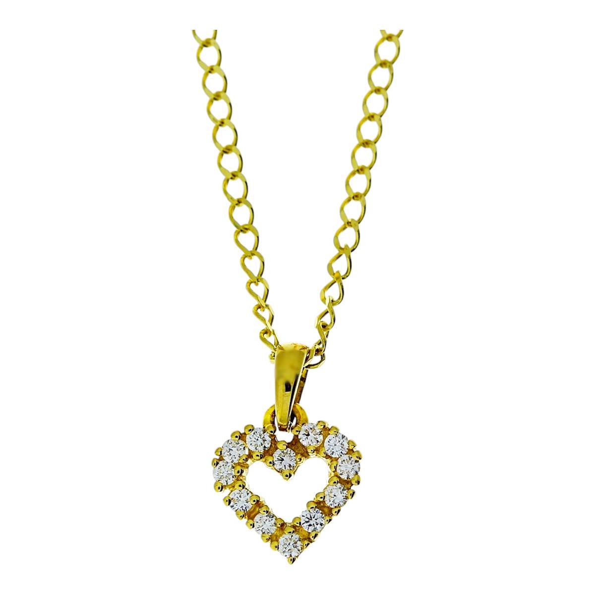 Star juwelier | Gouden Ketting Hart Hanger 0.24 ct Diamant 18 karaats | Koop bij 14Karaats.nl Star juwelier | Gouden Ketting Hart Hanger 0.24 ct Diamant 18 karaats | Nu te koop bij 14Karaats.nl | 10001091-Pendants