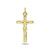Zwartevalk | Juwelier Zwartevalk 14 karaat gouden kruis met Jezus - 14.287/28x16 | Nu te koop bij 14Karaats.nl | 10001091-Pendants