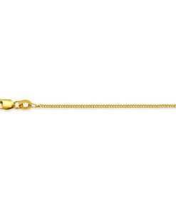 Glow | Lengtecollier Gourmet 1.2 mm 585 | Nu te koop bij 14Karaats.nl | 10001087-Earrings/Body-piercing Jewellery