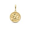 New Bling | New Bling 9NBG-0282 Gouden Sterrenbeeld - Maagd - 10 mm Doorsnee - 14 karaat - Goud | Nu te koop bij 14Karaats.nl | 10001091-Pendants