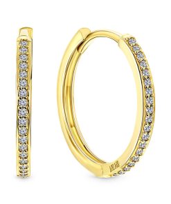 Juwelier Emo | Juwelier Emo - 14 Karaat Dames oorringen - Geelgoud | Nu te koop bij 14Karaats.nl | 10001087-Earrings/Body-piercing Jewellery