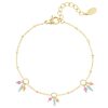 Yehwang | Enkelbandje summer fiesta - stainless steel - goud - kadotip | Nu te koop bij 14Karaats.nl | 10001083-Anklets
