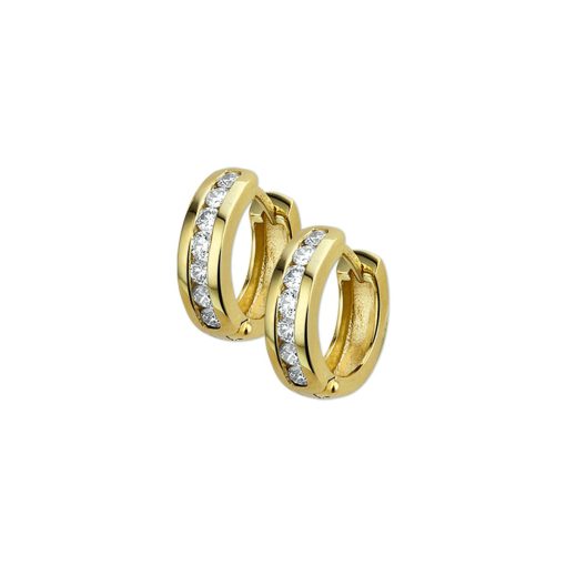 Sense Jewelry | Klapoorringen Diamant H P1 | Nu te koop bij 14Karaats.nl | 10001087-Earrings/Body-piercing Jewellery