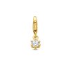 Its-Beautiful | Slotbedel Met Geboortesteen 14K Geelgoud | Nu te koop bij 14Karaats.nl | 10001091-Pendants