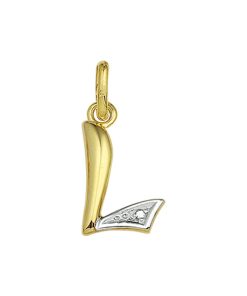 Sense Jewelry | Hanger Letter Diamant 0.005ct H Si | Nu te koop bij 14Karaats.nl | 10001091-Pendants
