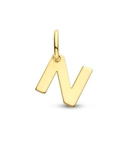 Marie-Celeste | Marie Celeste hanger letter - Goud | Nu te koop bij 14Karaats.nl | 10001091-Pendants