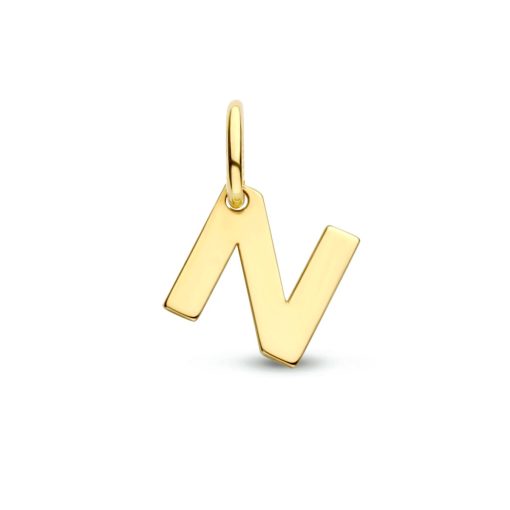 Marie-Celeste | Marie Celeste hanger letter - Goud | Nu te koop bij 14Karaats.nl | 10001091-Pendants