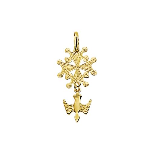 Marie-Celeste | Marie Celeste hanger hugenotenkruis - 5.5 mm - Goud | Nu te koop bij 14Karaats.nl | 10001091-Pendants