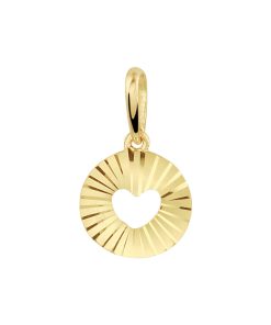 Marie-Celeste | Marie Celeste hanger hart gediamanteerd - Goud | Nu te koop bij 14Karaats.nl | 10001091-Pendants