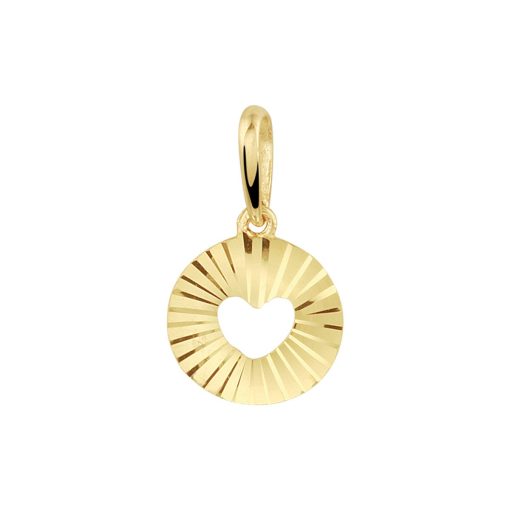 Marie-Celeste | Marie Celeste hanger hart gediamanteerd - Goud | Nu te koop bij 14Karaats.nl | 10001091-Pendants