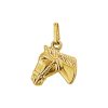 Its-Beautiful | Hanger Paardenhoofd 14K Geelgoud | Nu te koop bij 14Karaats.nl | 10001091-Pendants