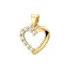Sense Jewelry | Hanger Hart Zirkonia | Nu te koop bij 14Karaats.nl | 10001091-Pendants