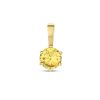 Marie-Celeste | Marie Celeste hanger met geboortesteen zirkonia - 4 - Goud | Nu te koop bij 14Karaats.nl | 10001091-Pendants