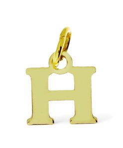 Star juwelier | Goud Hanger Letter H 14 karaats | Nu te koop bij 14Karaats.nl | 10001091-Pendants