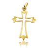 Zwartevalk | Juwelier Zwartevalk 14 karaat gouden kruis hanger - 14.101.025 | Nu te koop bij 14Karaats.nl | 10001091-Pendants