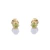 Petit Comité | Oorknopjes Geboortesteen Augustus Peridoot Goud | cadeau dames | Nu te koop bij 14Karaats.nl | 10001087-Earrings/Body-piercing Jewellery