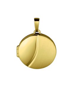 Sense Jewelry | Medaillon Poli/mat | Nu te koop bij 14Karaats.nl | 10001091-Pendants